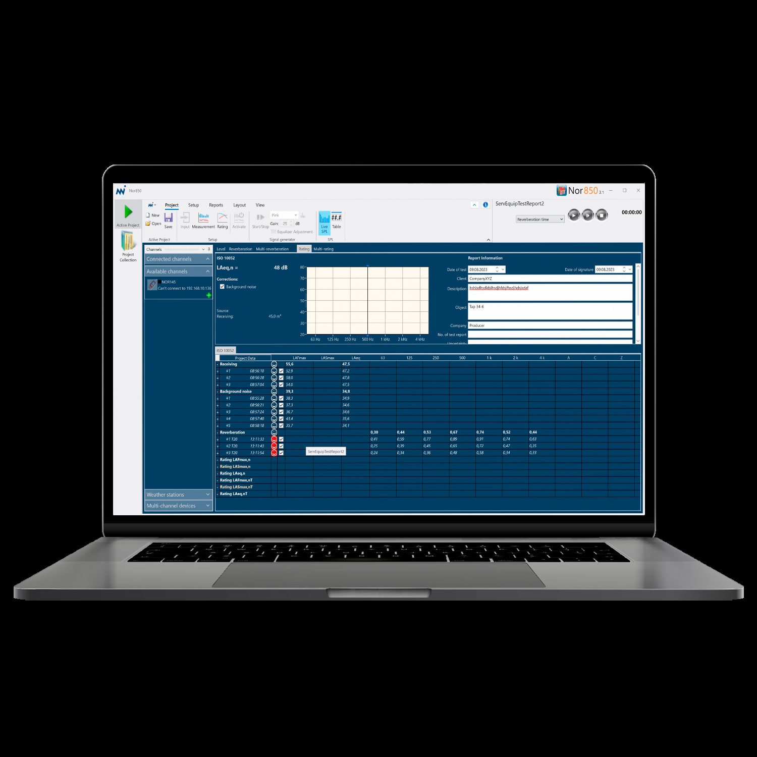 Nor850 Measurement system: Appliance noise according to ISO 3822 image
