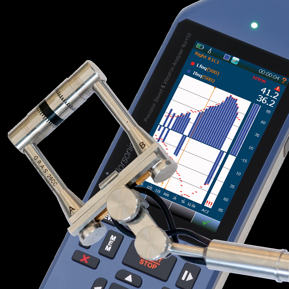 Sound intensity measurements with Nor150 image